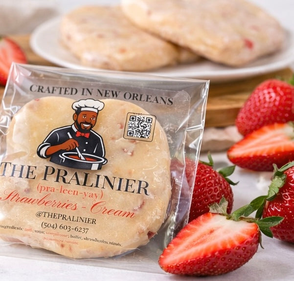 Strawberries & Cream Praline